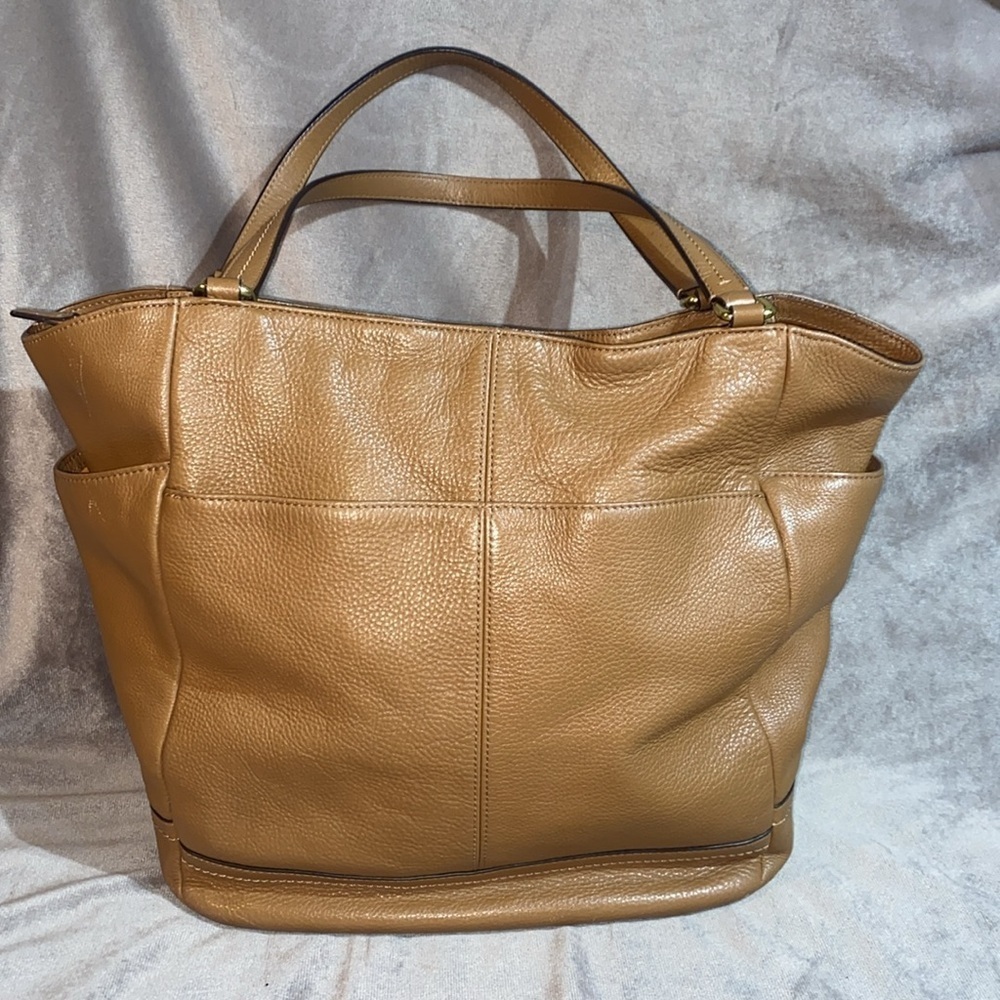 Coach Park Leather North South Tote - Picture 2 of 15